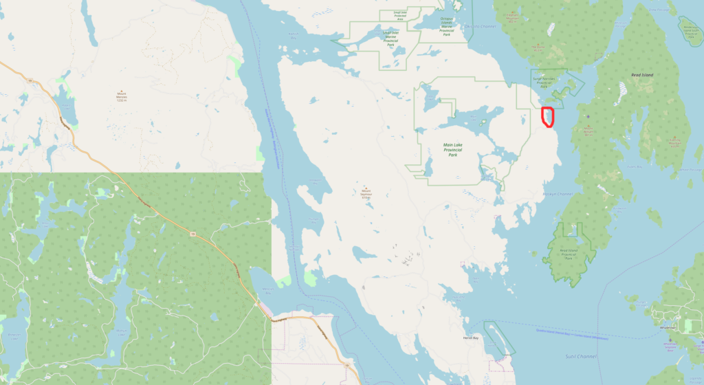 map | Quadra Island Trails